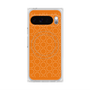 プレミアムスクエアケース with Pixelsnap［ Dot Circle - Orange ］