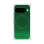 プレミアムスクエアケース with Pixelsnap［ Dot Gradation - Green ］