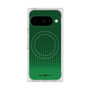 プレミアムスクエアケース with Pixelsnap［ Dot Gradation - Green ］