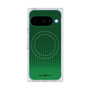 プレミアムスクエアケース with Pixelsnap［ Dot Gradation - Green ］