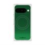 プレミアムスクエアケース with Pixelsnap［ Dot Gradation - Green ］