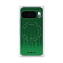 プレミアムスクエアケース with Pixelsnap［ Dot Gradation - Green ］