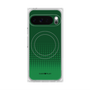 プレミアムスクエアケース with Pixelsnap［ Dot Gradation - Green ］