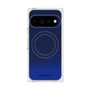 プレミアムスクエアケース with Pixelsnap［ Dot Gradation - Blue ］