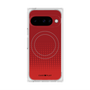 プレミアムスクエアケース with Pixelsnap［ Dot Gradation - Red ］
