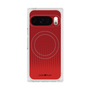 プレミアムスクエアケース with Pixelsnap［ Dot Gradation - Red ］