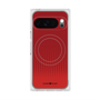 プレミアムスクエアケース with Pixelsnap［ Dot Gradation - Red ］