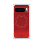 プレミアムスクエアケース with Pixelsnap［ Dot Gradation - Red ］