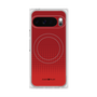 プレミアムスクエアケース with Pixelsnap［ Dot Gradation - Red ］