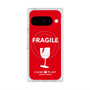 プレミアムスクエアケース with Pixelsnap［ FRAGILE - Red ］