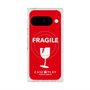プレミアムスクエアケース with Pixelsnap［ FRAGILE - Red ］