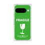 プレミアムスクエアケース with Pixelsnap［ FRAGILE - Green ］