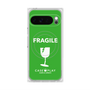 プレミアムスクエアケース with Pixelsnap［ FRAGILE - Green ］