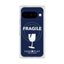 プレミアムスクエアケース with Pixelsnap［ FRAGILE - Navy ］
