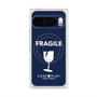 プレミアムスクエアケース with Pixelsnap［ FRAGILE - Navy ］