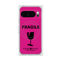 プレミアムスクエアケース with Pixelsnap［ FRAGILE - Pink ］