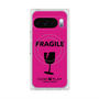 プレミアムスクエアケース with Pixelsnap［ FRAGILE - Pink ］