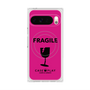 プレミアムスクエアケース with Pixelsnap［ FRAGILE - Pink ］