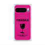 プレミアムスクエアケース with Pixelsnap［ FRAGILE - Pink ］