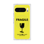 プレミアムスクエアケース with Pixelsnap［ FRAGILE - Yellow ］