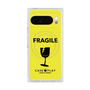 プレミアムスクエアケース with Pixelsnap［ FRAGILE - Yellow ］