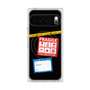 プレミアムスクエアケース with Pixelsnap［ FRAGILE Stickers - Black ］