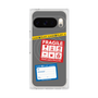 プレミアムスクエアケース with Pixelsnap［ FRAGILE Stickers - Gray ］