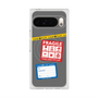 プレミアムスクエアケース with Pixelsnap［ FRAGILE Stickers - Gray ］