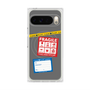 プレミアムスクエアケース with Pixelsnap［ FRAGILE Stickers - Gray ］