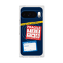 プレミアムスクエアケース with Pixelsnap［ FRAGILE Stickers - Navy ］