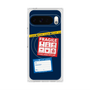 プレミアムスクエアケース with Pixelsnap［ FRAGILE Stickers - Navy ］