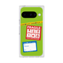 プレミアムスクエアケース with Pixelsnap［ FRAGILE Stickers - Green ］