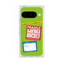 プレミアムスクエアケース with Pixelsnap［ FRAGILE Stickers - Green ］