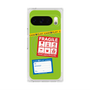 プレミアムスクエアケース with Pixelsnap［ FRAGILE Stickers - Green ］
