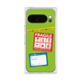 プレミアムスクエアケース with Pixelsnap［ FRAGILE Stickers - Green ］