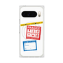 プレミアムスクエアケース with Pixelsnap［ FRAGILE Stickers - White ］