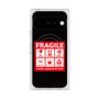 プレミアムスクエアケース with Pixelsnap［ FRAGILE Sticker - Black ］