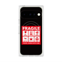 プレミアムスクエアケース with Pixelsnap［ FRAGILE Sticker - Black ］