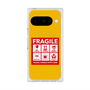 プレミアムスクエアケース with Pixelsnap［ FRAGILE Sticker - Yellow ］