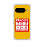 プレミアムスクエアケース with Pixelsnap［ FRAGILE Sticker - Yellow ］
