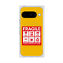 プレミアムスクエアケース with Pixelsnap［ FRAGILE Sticker - Yellow ］