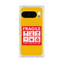 プレミアムスクエアケース with Pixelsnap［ FRAGILE Sticker - Yellow ］