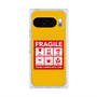 プレミアムスクエアケース with Pixelsnap［ FRAGILE Sticker - Yellow ］