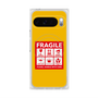 プレミアムスクエアケース with Pixelsnap［ FRAGILE Sticker - Yellow ］