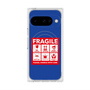 プレミアムスクエアケース with Pixelsnap［ FRAGILE Sticker - Blue ］