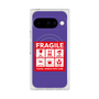 プレミアムスクエアケース with Pixelsnap［ FRAGILE Sticker - Purple ］