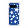 プレミアムスクエアケース with Pixelsnap［ Stars - Blue ］