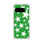 プレミアムスクエアケース with Pixelsnap［ Stars - Green ］