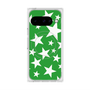 プレミアムスクエアケース with Pixelsnap［ Stars - Green ］