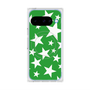 プレミアムスクエアケース with Pixelsnap［ Stars - Green ］